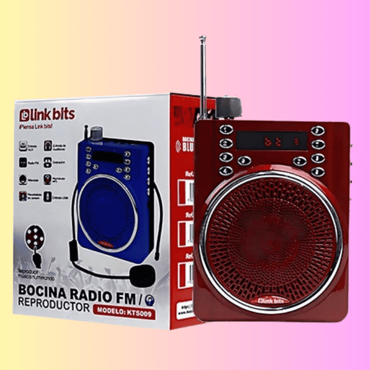 Bocina Con Bluetooth Para Cinturón Modelo Rfr-206